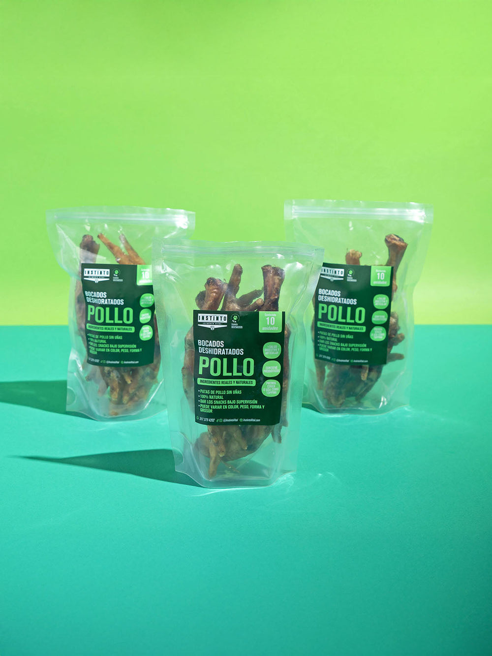 Bocados Deshidratados: Patas de Pollo