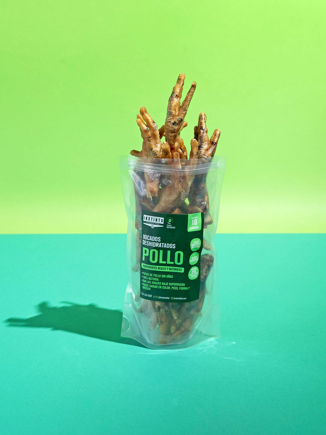 Bocados Deshidratados: Patas de Pollo